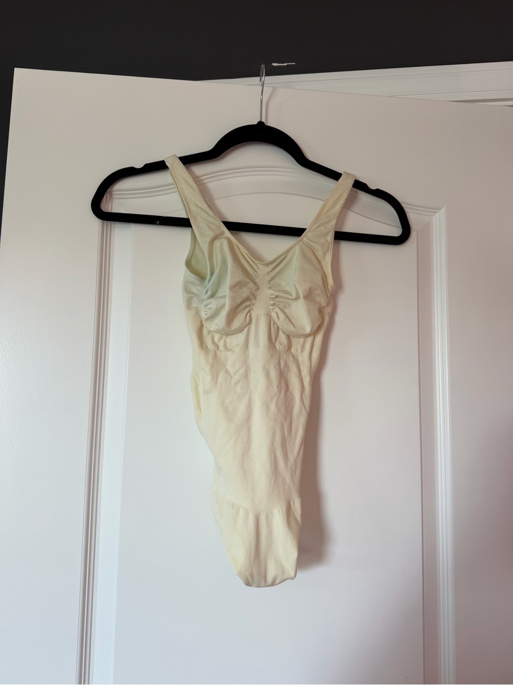 YITTY Cream Scoop Neck Bodysuit